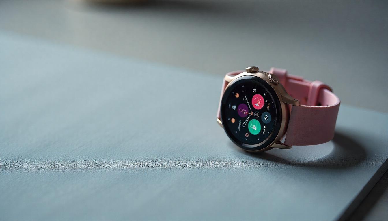 fitness tracker on a table aswell