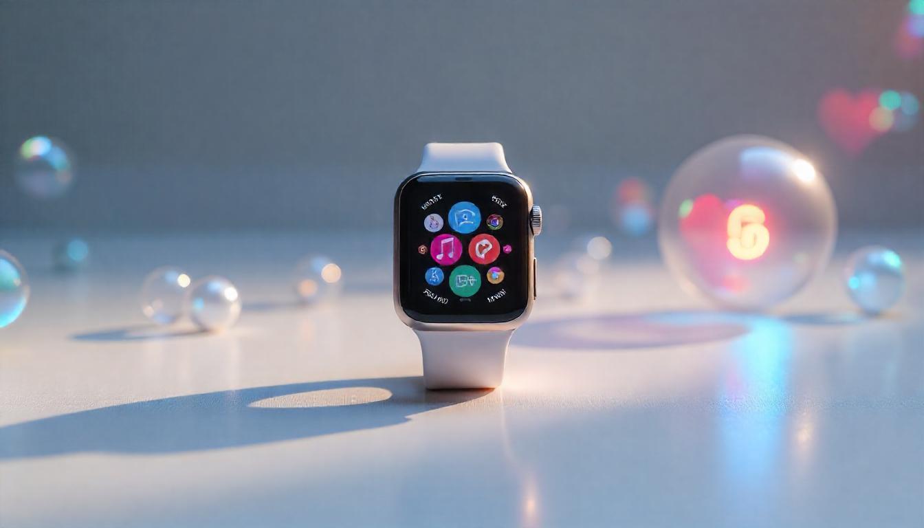fitness tracker on a table
